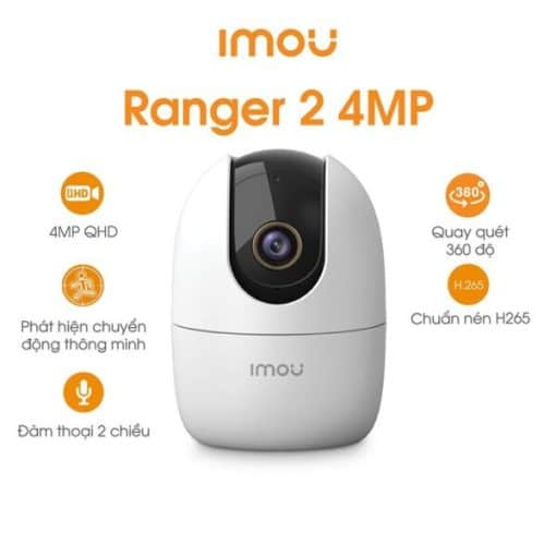 Camera Wifi IMOU IPC-A42P-B 4MP phát hiện người lạ bằng Ai