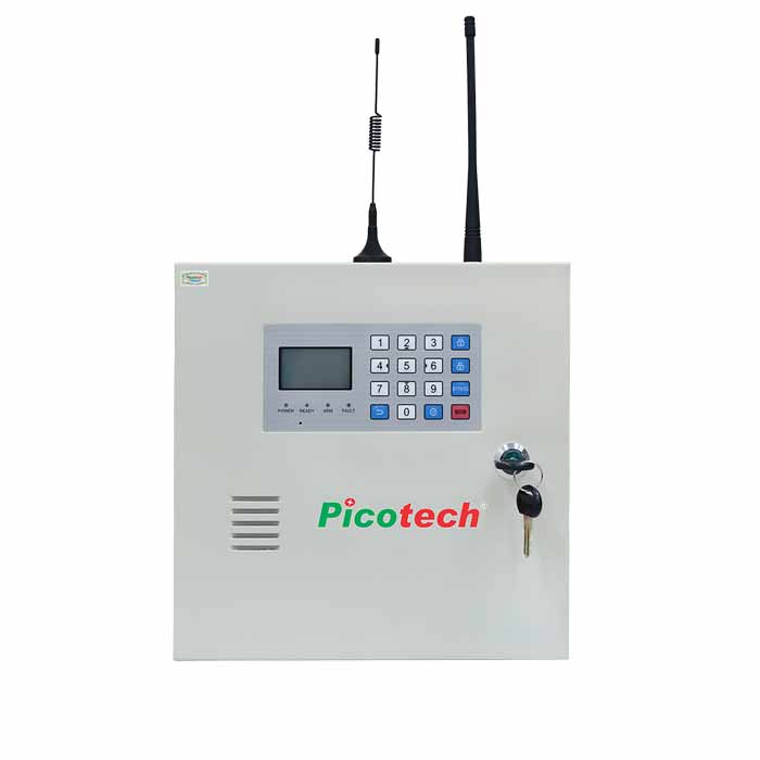 Picotech Machine Báo động Picotech 32 Vùng Mạng GSM – GPRS – LAN ⋆ Viễn Thông An Toàn