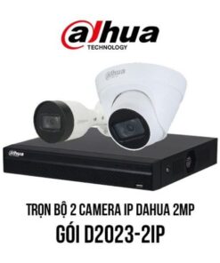 Trọn bộ 2 camera IP Dahua 2MP